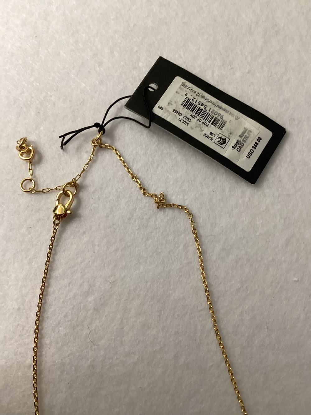 Kate Spade Pop Of Joy Mini Pendant Necklace - Picture 8 of 9